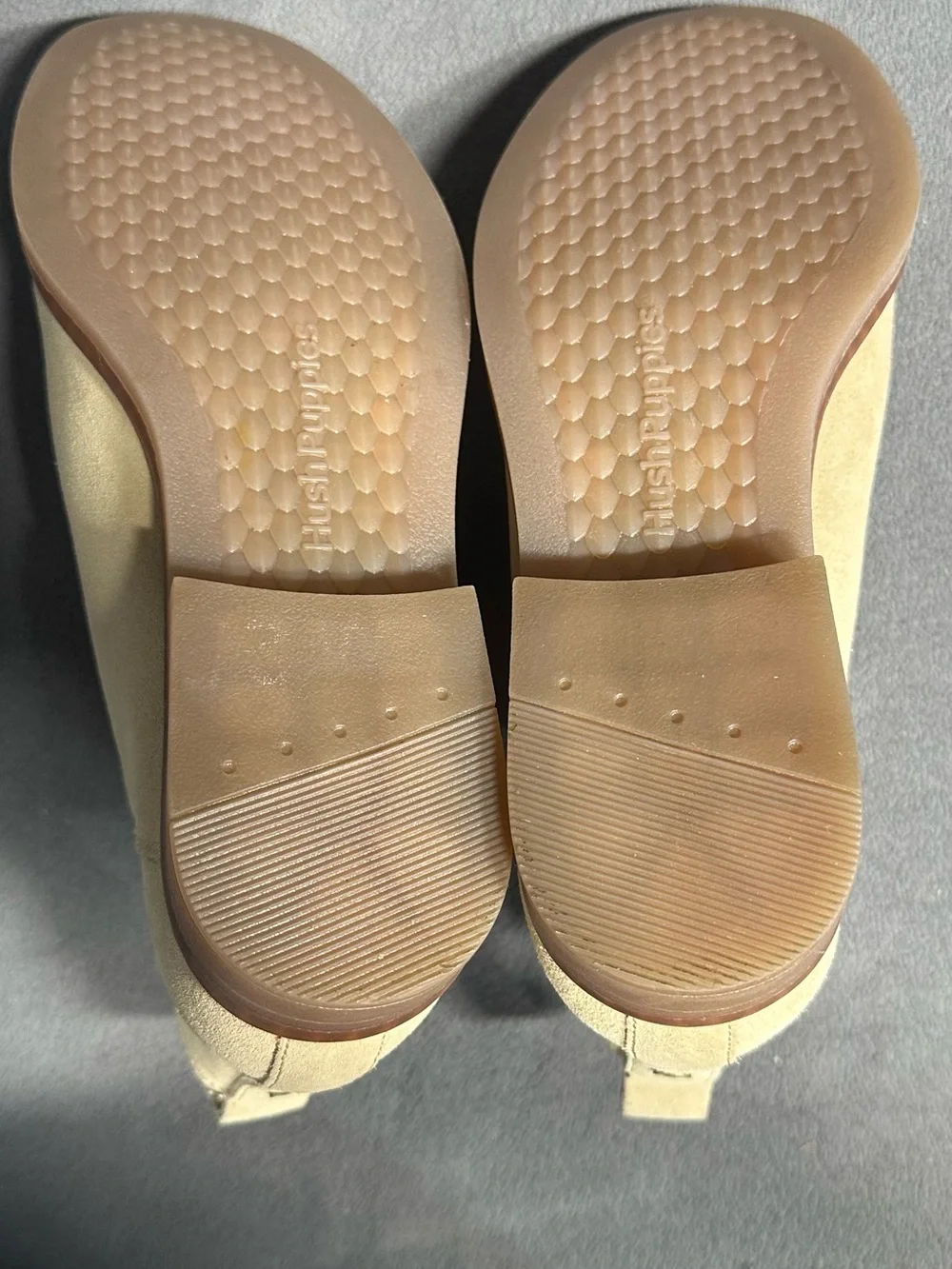 Hush Puppies Suede Chelsea Ankle Boots in Sand/Tan